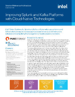 Soluciones Intel® Select para Splunk y Kafka en Kubernetes
