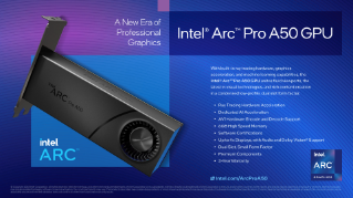 Especificaciones de los gráficos Intel® Arc™ Pro A50