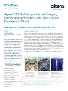Intel® Agilex™ FPGA Architecture White Paper