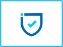 Blue shield icon