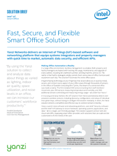 Smart Office Solutions | Yanzi and Intel® IoT