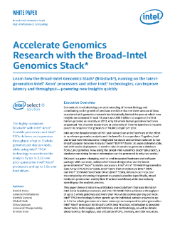 Broad-Intel Genomics Genomics Stack*-BIGstack*